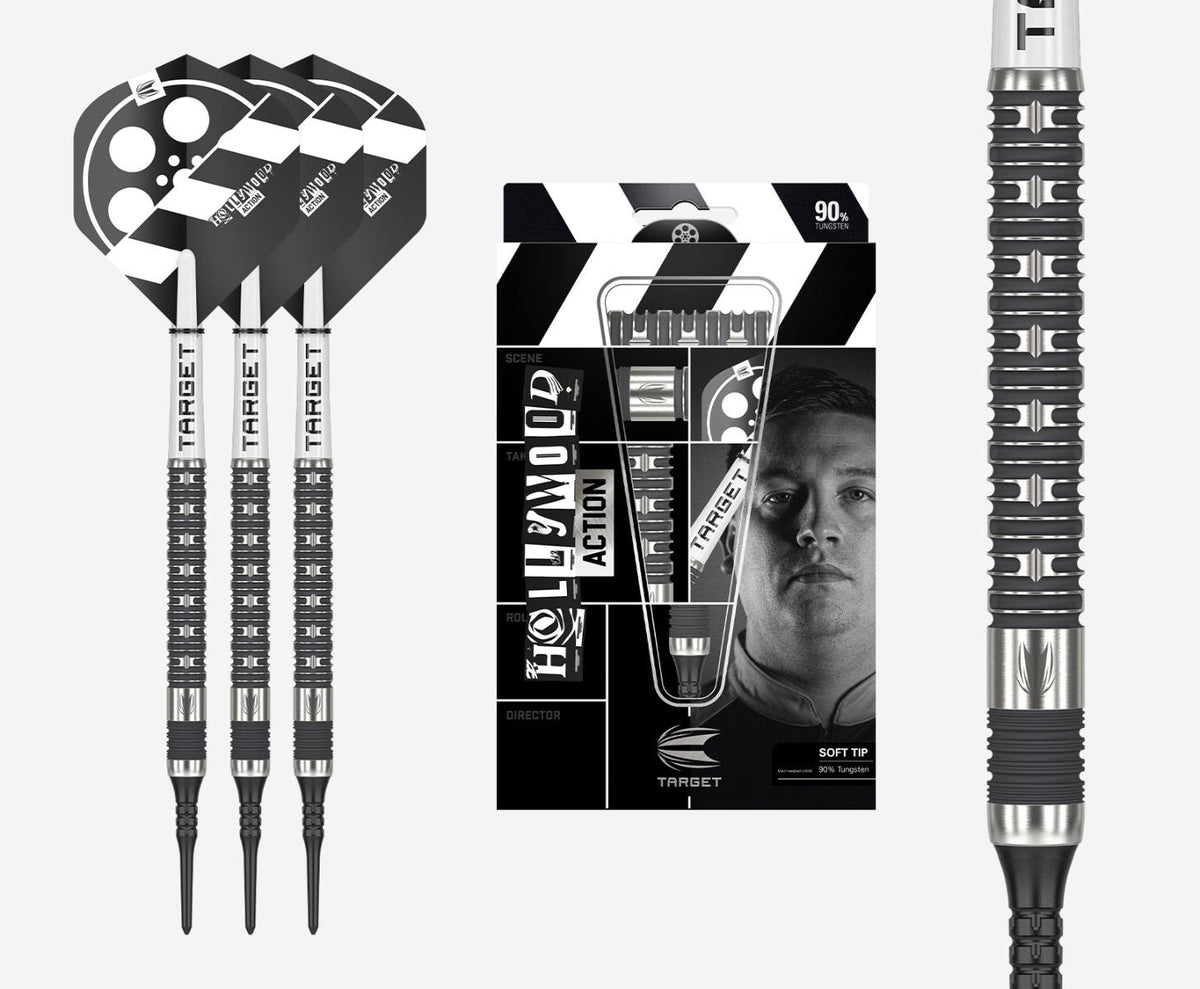 Target Hollywood Action 90% Soft Tip Darts