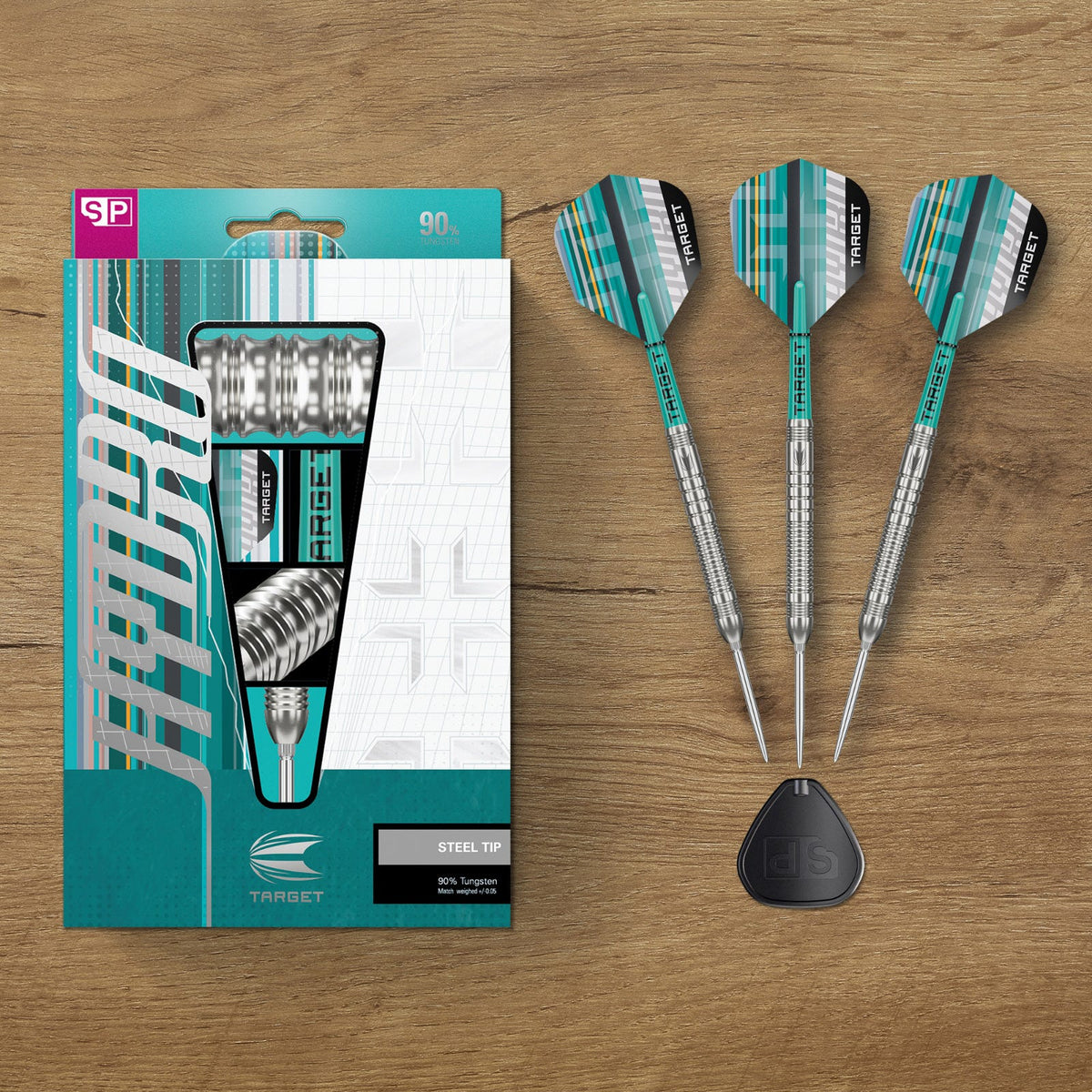 Target Hydro 90% 03 Steel Tip Darts - 6