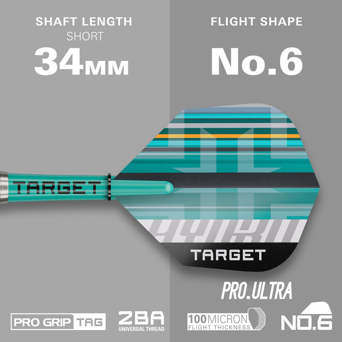 Target Hydro 90% 12 Soft Tip Darts - 4