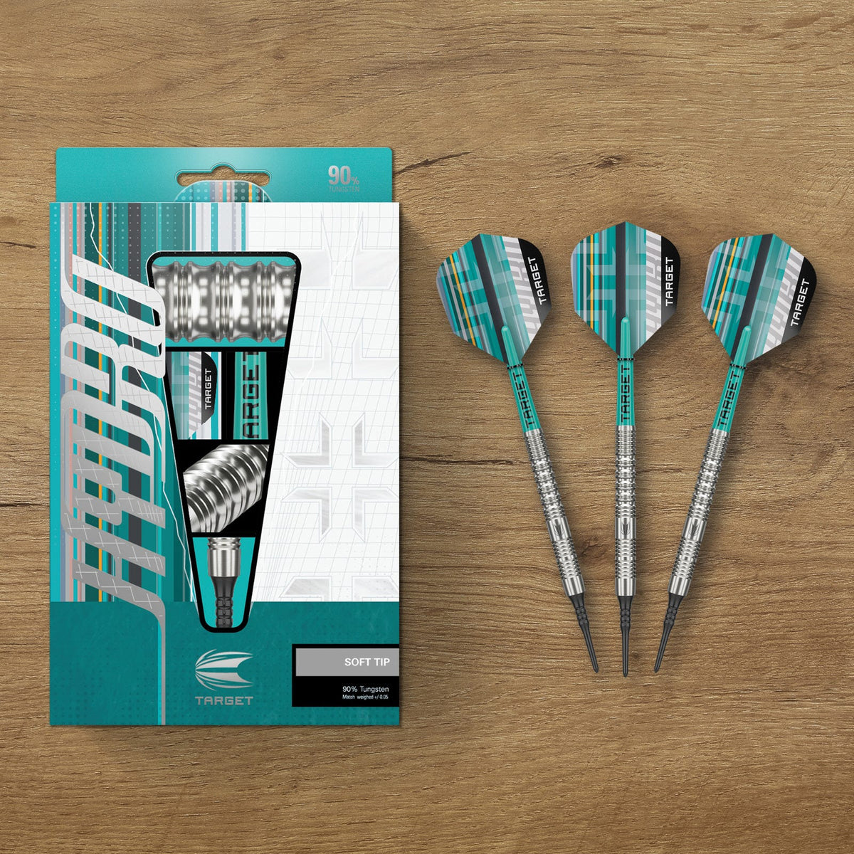 Target Hydro 90% 12 Soft Tip Darts - 6