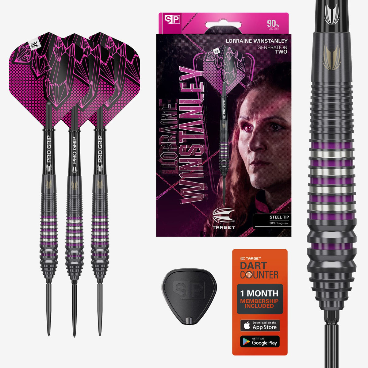 Target Lorraine Winstanley G2 Steel Tip Darts