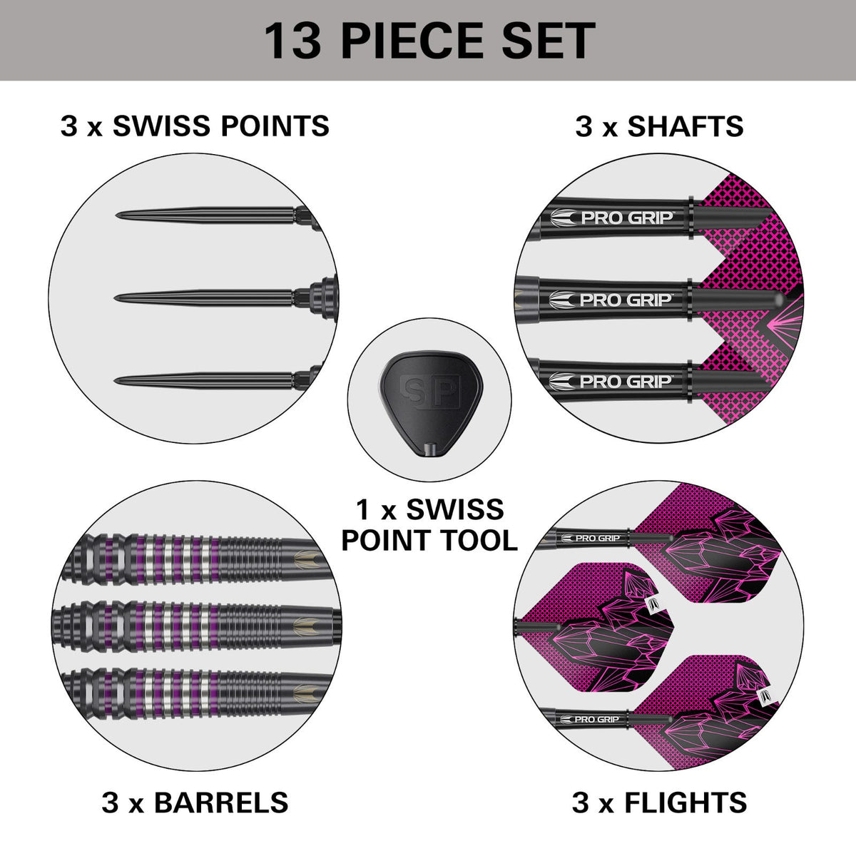 Target Lorraine Winstanley G2 Steel Tip Darts - 6
