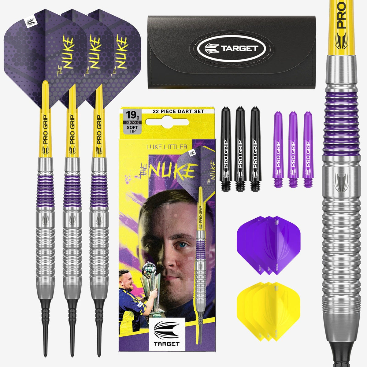 Target Luke Littler Brass Soft Tip Darts