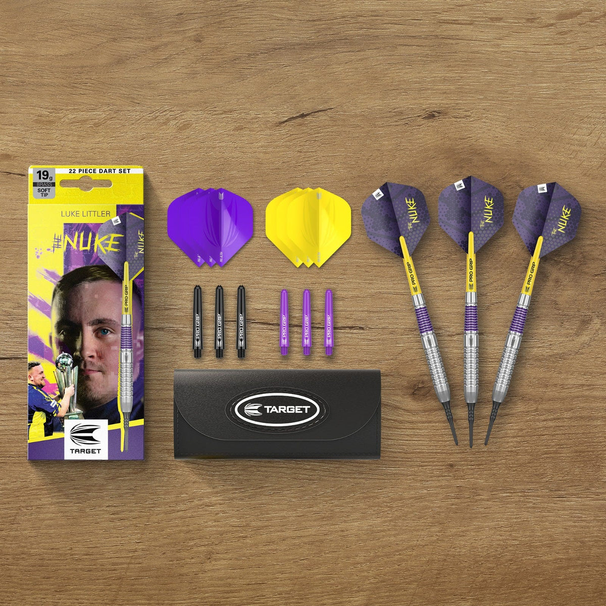 Target Luke Littler Brass Soft Tip Darts - 6