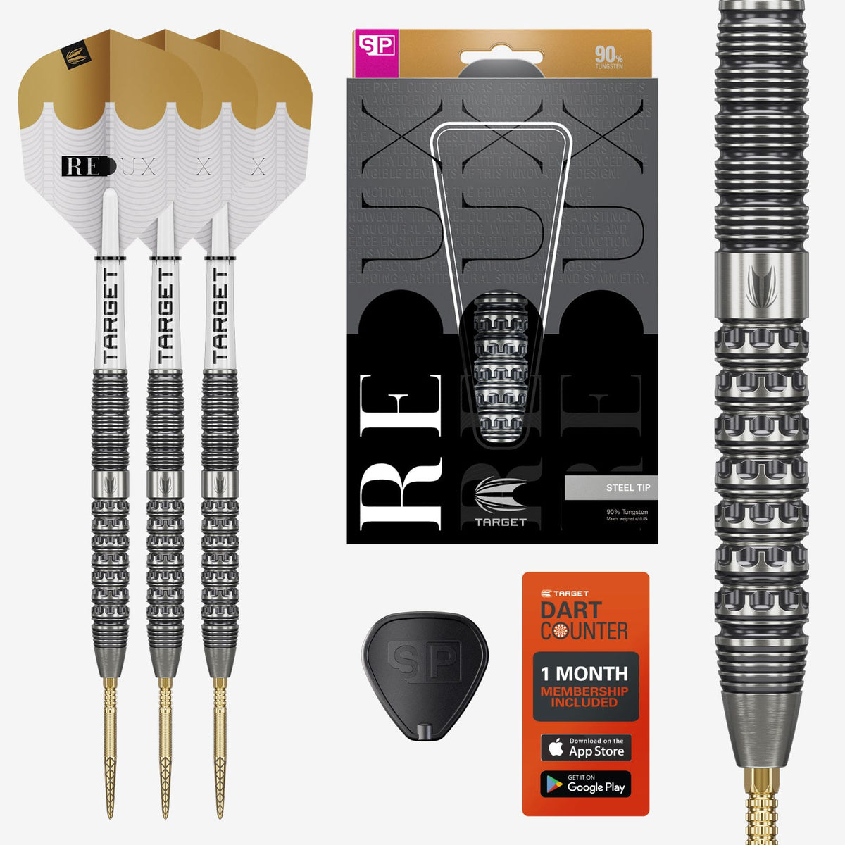 Target Redux 90% 01 Steel Tip Darts