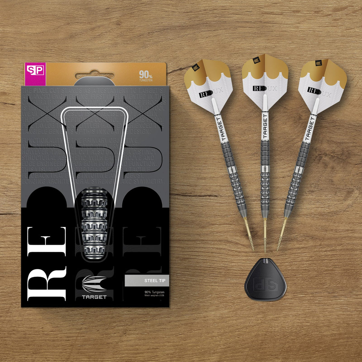 Target Redux 90% 01 Steel Tip Darts - 6