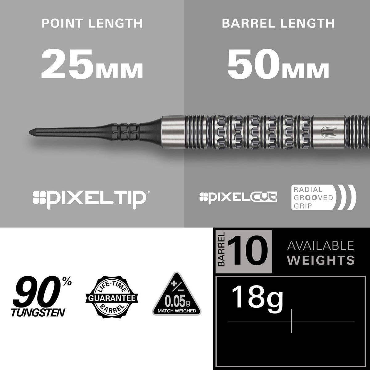 Target Redux 90% 10 Soft Tip Darts - 3