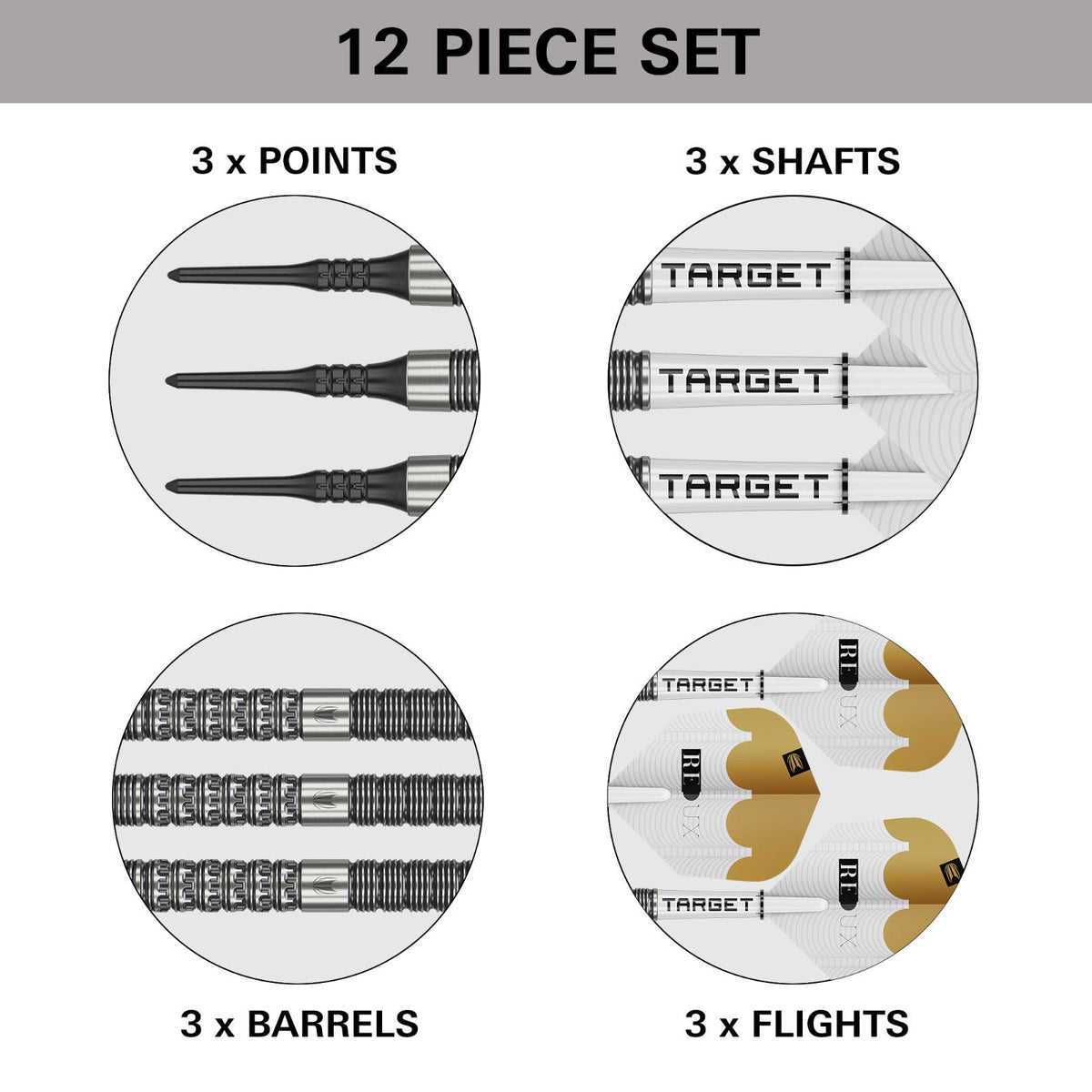 Target Redux 90% 10 Soft Tip Darts - 5