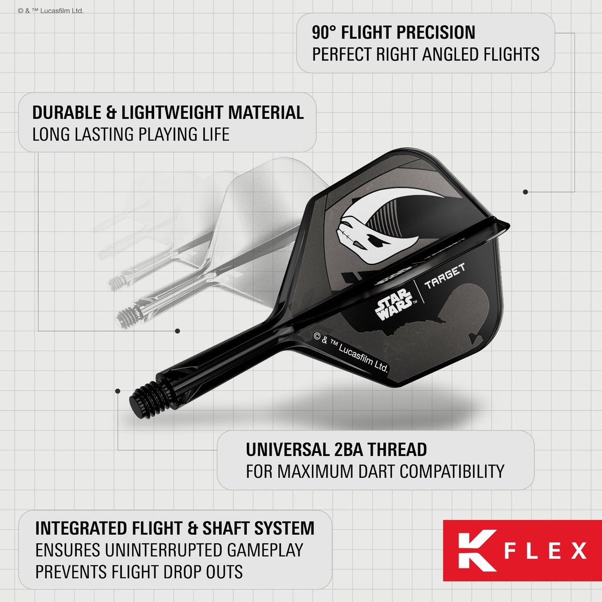 Target Mandalorian K-Flex No.6 Intermediate Gift Set Flights - 6