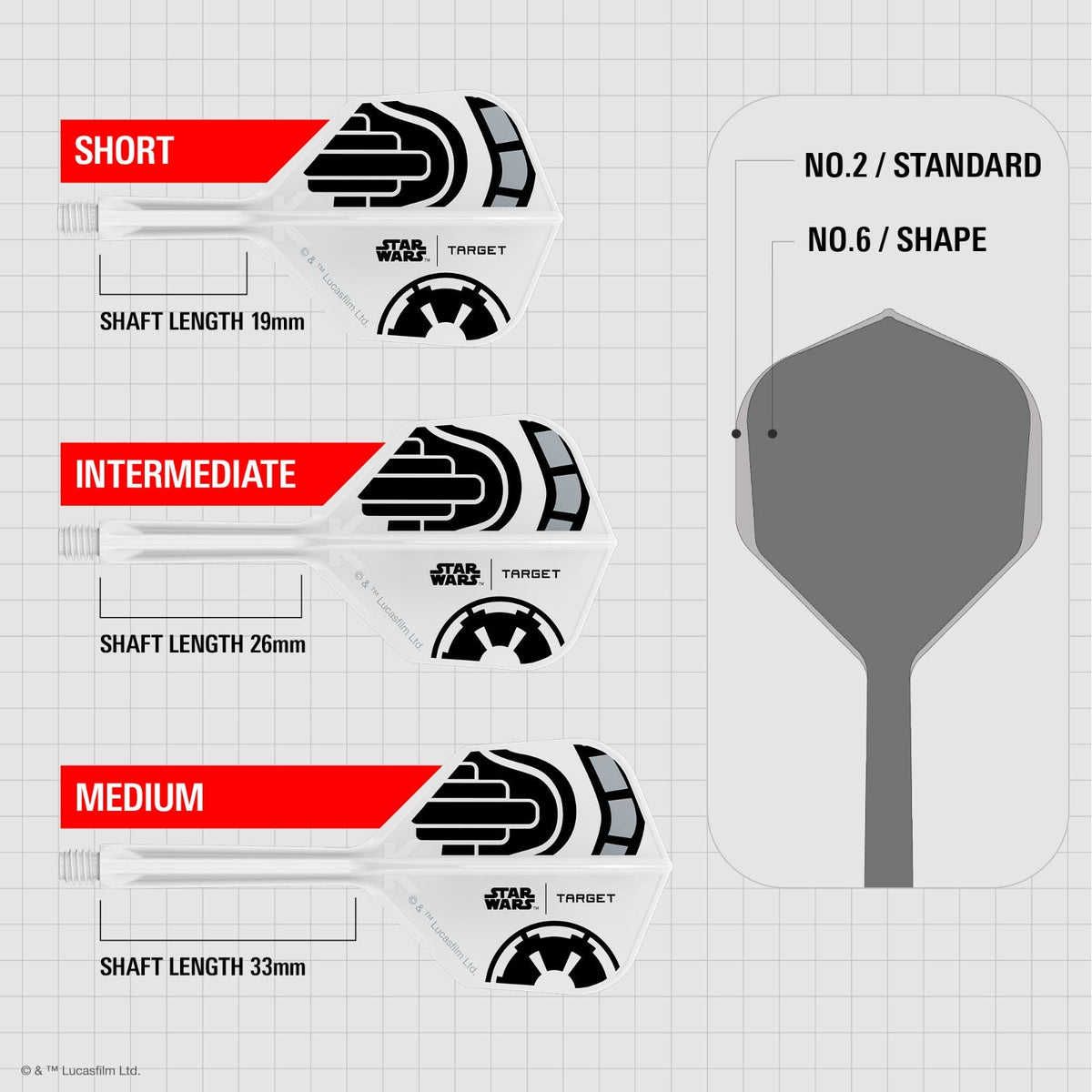 Target Storm Trooper K-Flex No.6 Short Flights - 4