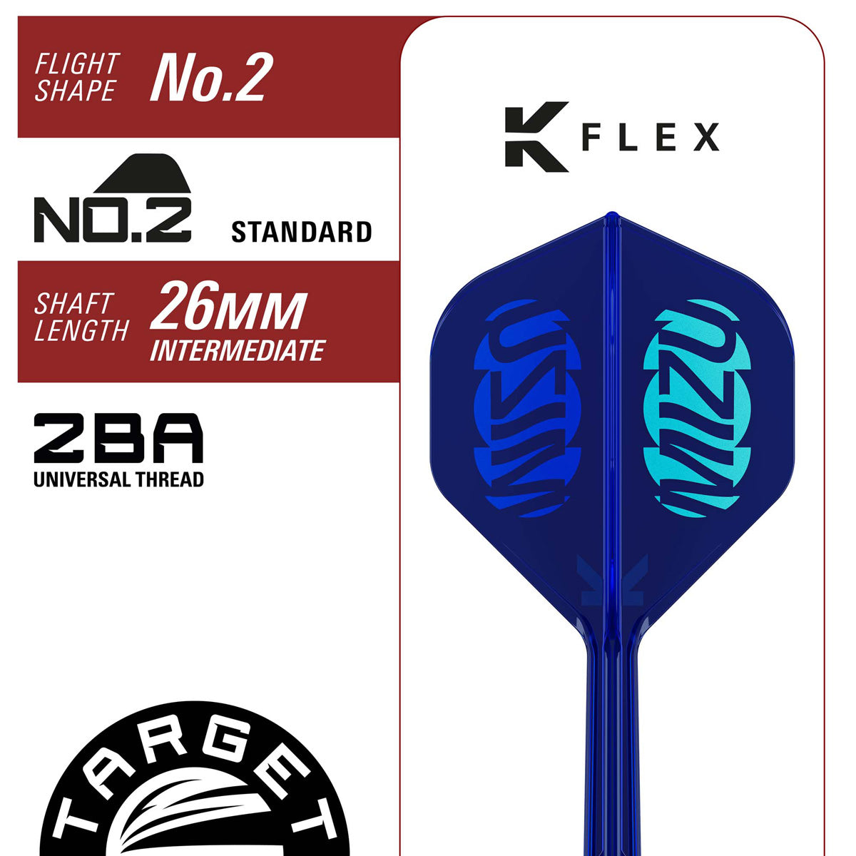 Target Japan Mizu 02 90% Tungsten SP Steel Tip Darts - view 2