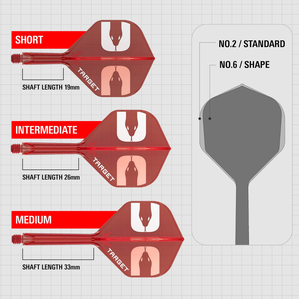 Target Nathan Aspinall K Flex Std/No.2 Medium Flights - 4