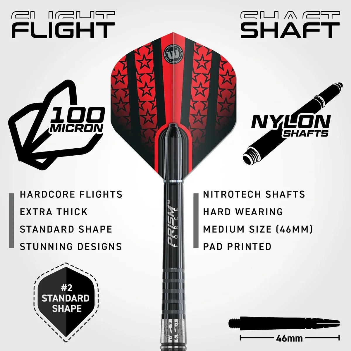 Winmau Joe Cullen Signature Edition 90% Tungsten Steel Tip Darts - view 4