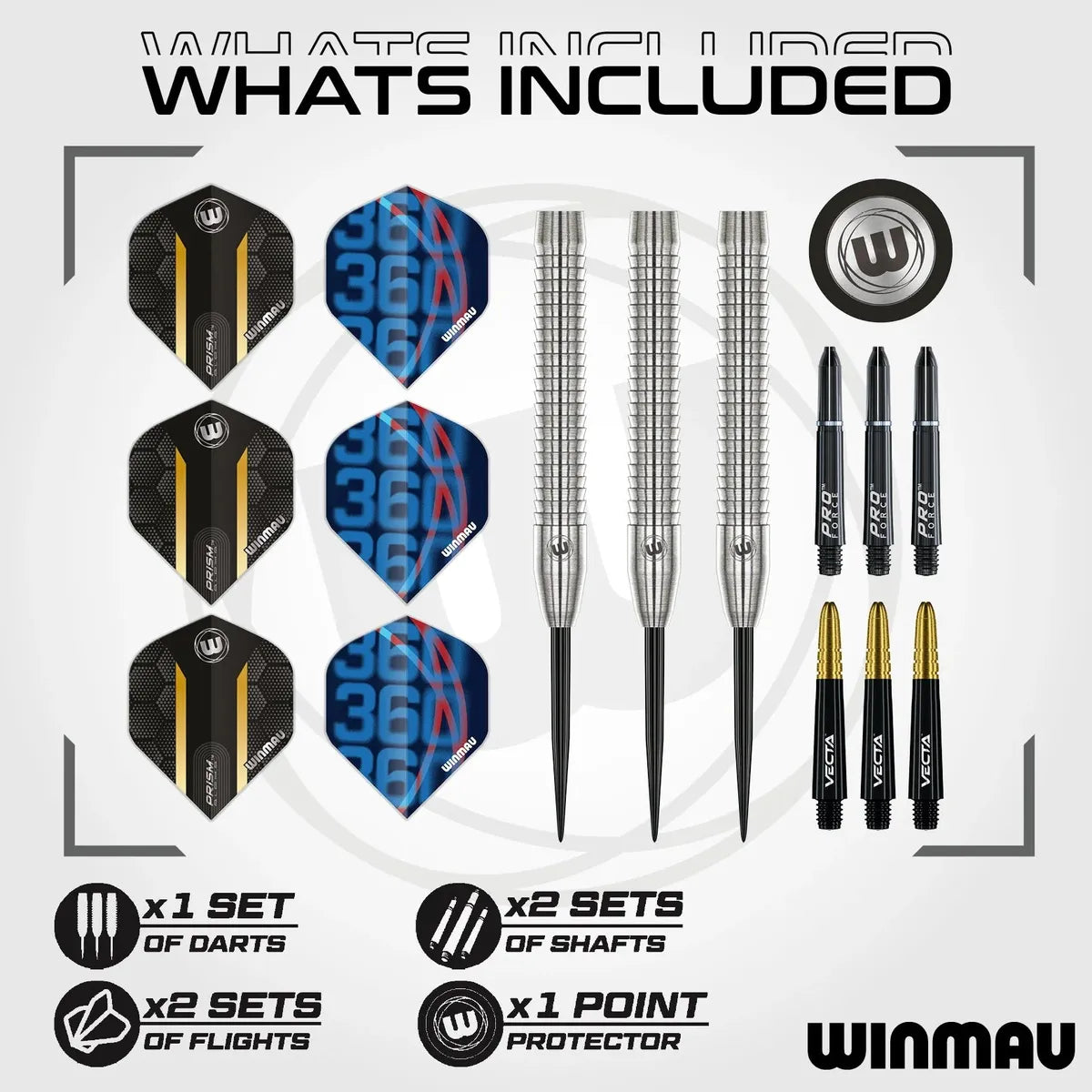 Winmau Jack Nankervis 90% Tungsten Steel Tip Darts - view 4