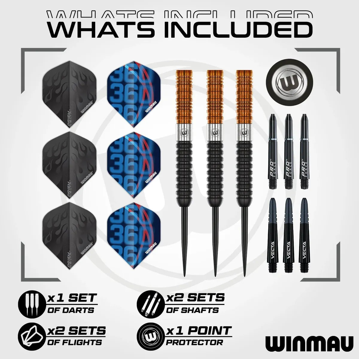 Winmau Ben Townley 90% Tungsten Steel Tip Darts - view 3