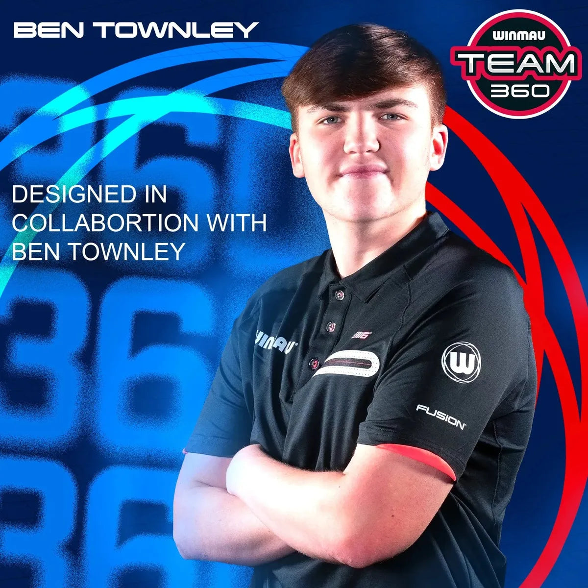 Winmau Ben Townley 90% Tungsten Steel Tip Darts - view 4