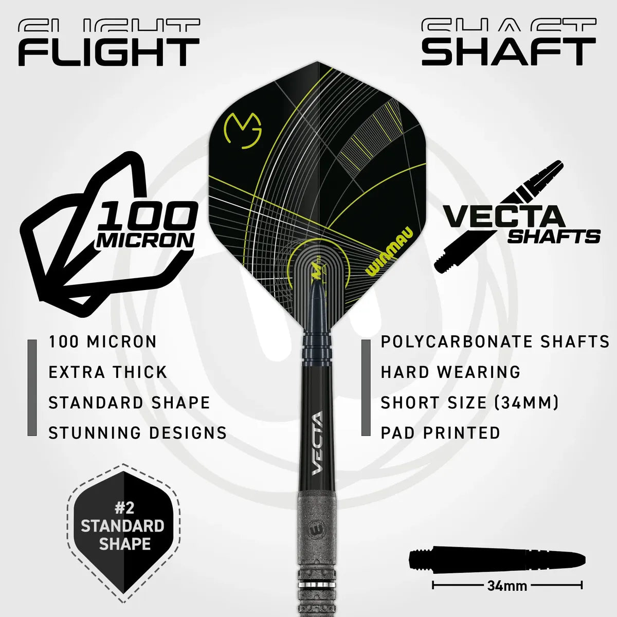 Winmau MVG Signature Edition 90% Steel Tip Darts - view 4