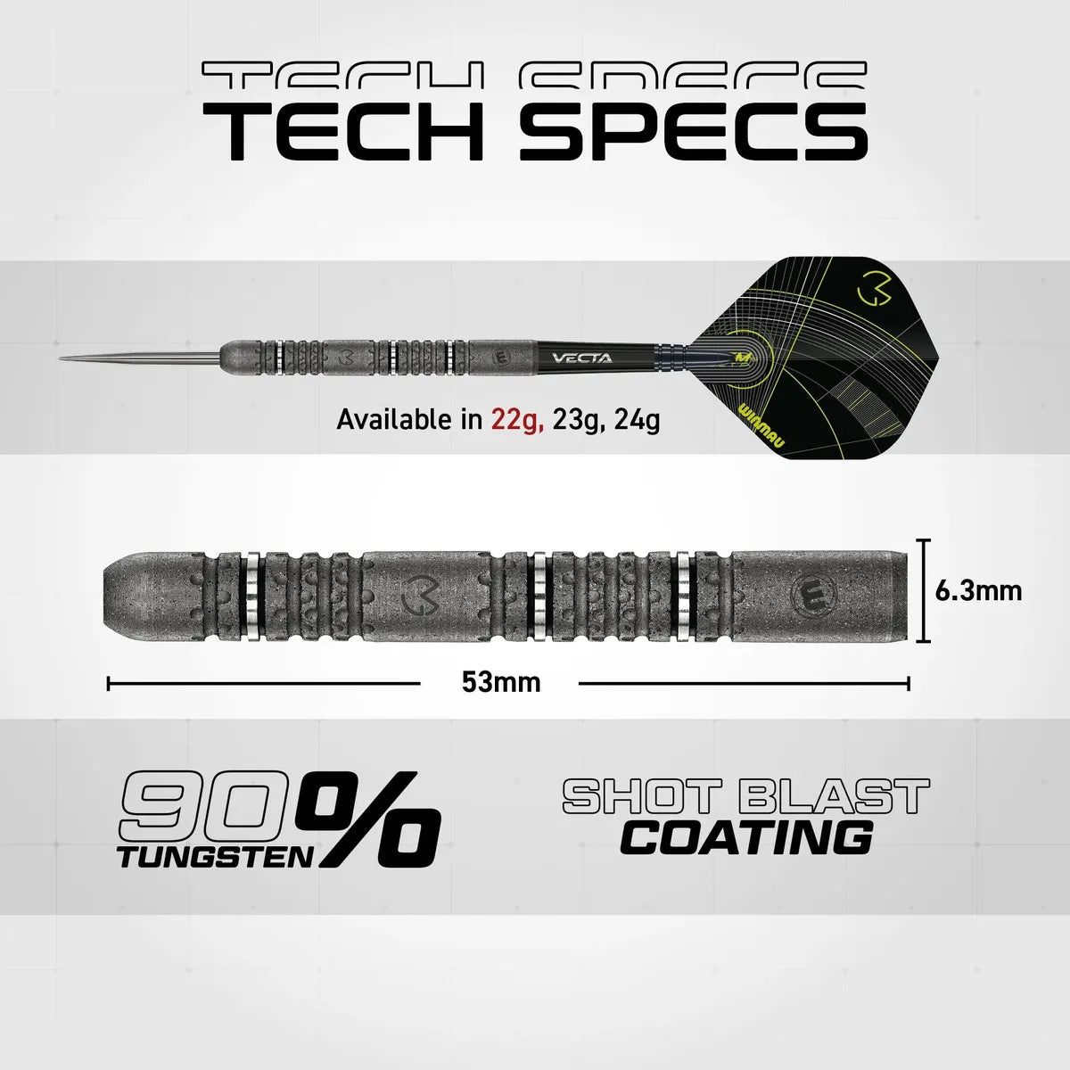 Winmau MVG Signature Edition 90% Steel Tip Darts - view 5