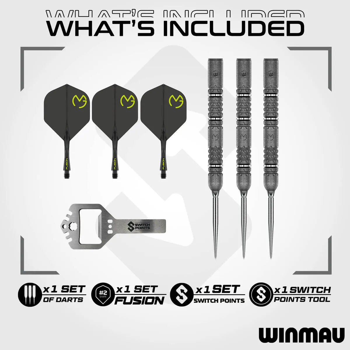 Winmau MVG Signature Edition SP 90% Steel Tip Darts - view 3