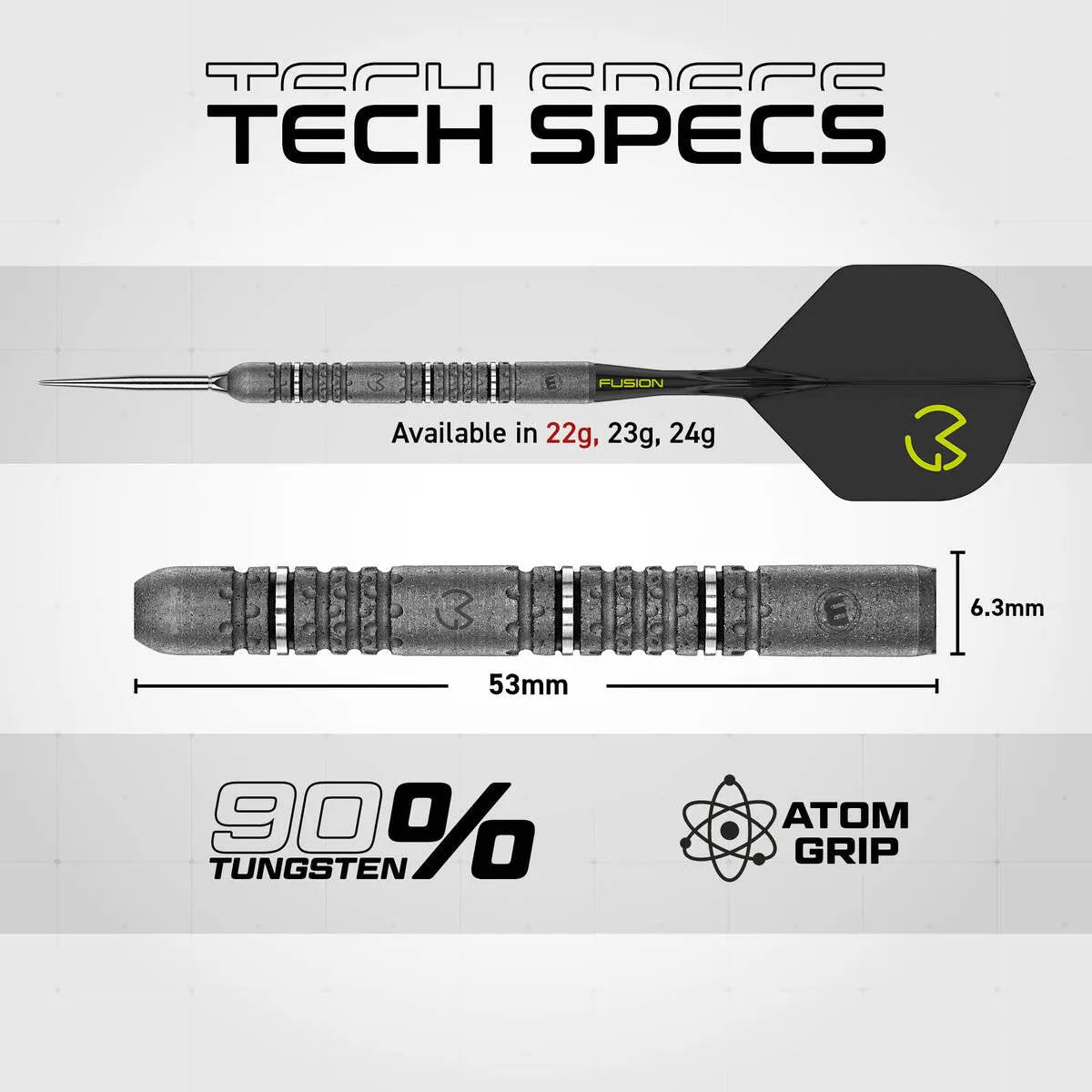 Winmau MVG Signature Edition SP 90% Steel Tip Darts - view 10