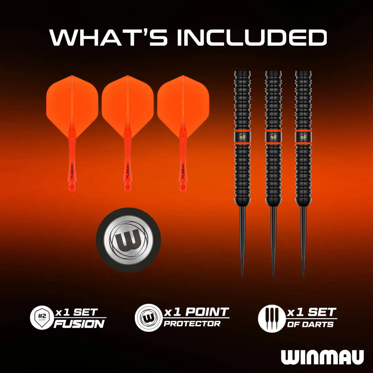Winmau Emma Paton Edit 90% Steel Tip Darts - view 3