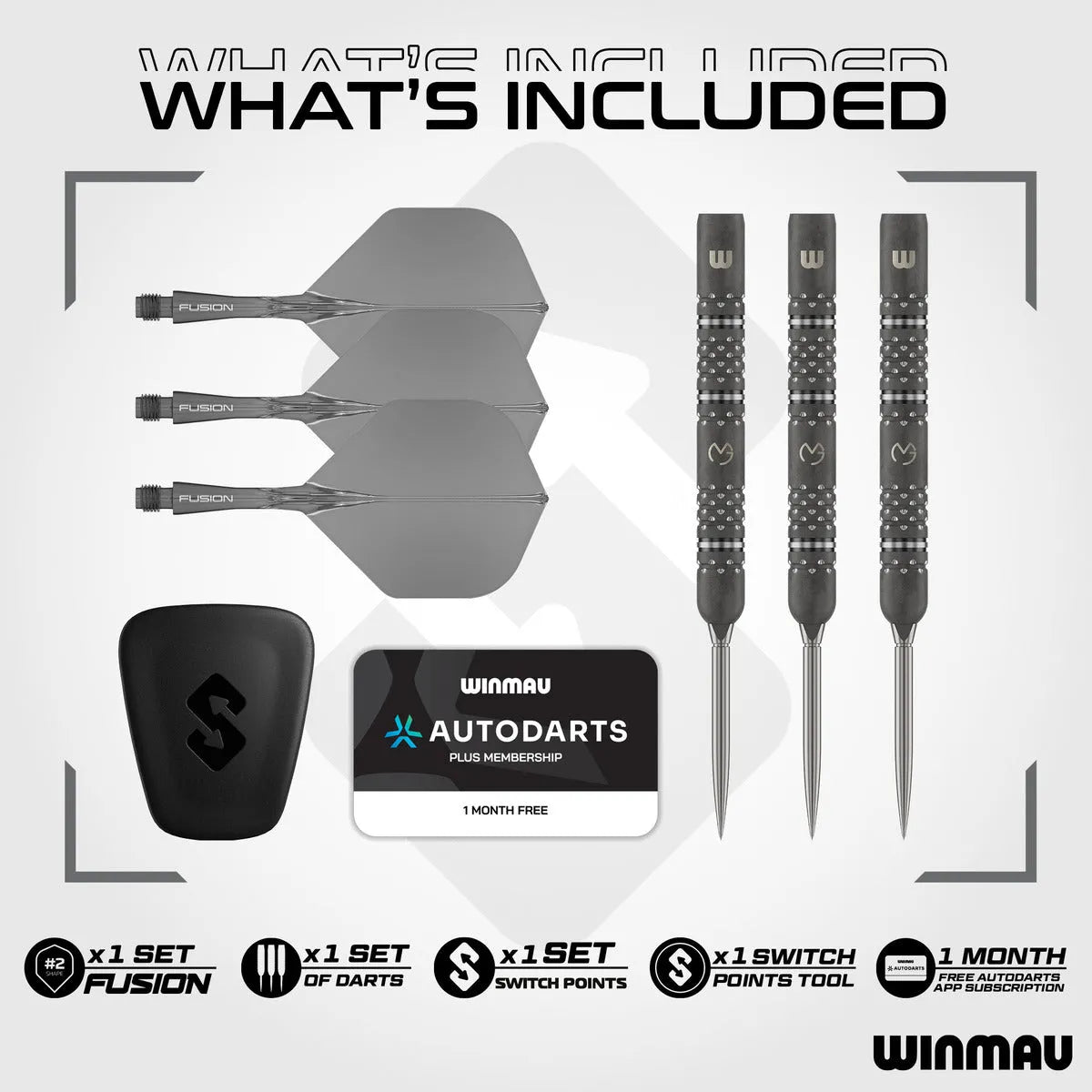Winmau MvG TS-PRO SP 90% Tungsten Steel Tip Darts - view 7
