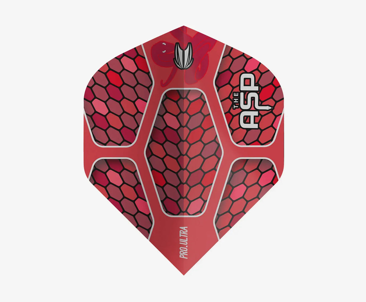 Target Nathan Aspinall Pro.Ultra Red No.6 Flights - 2