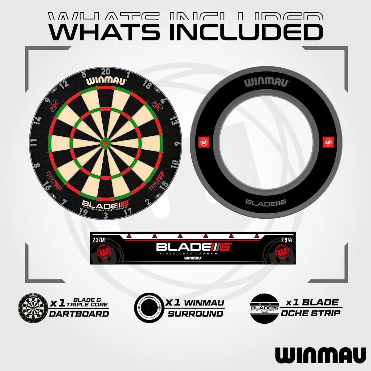 Winmau Blade 6 Triple Core Surround Set Bundle - view 2