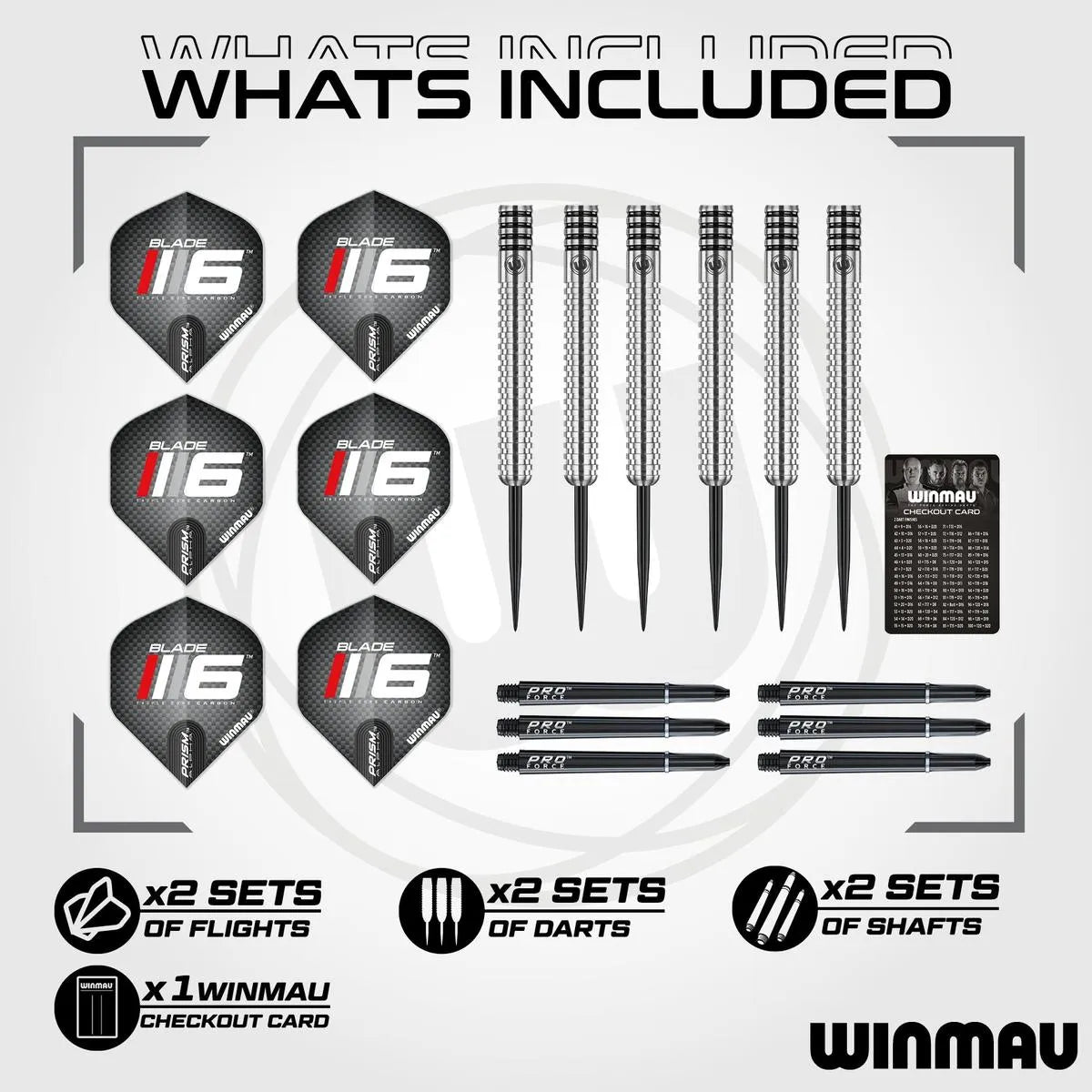 Winmau Blade 6 Triple Core Surround Set Bundle - view 3