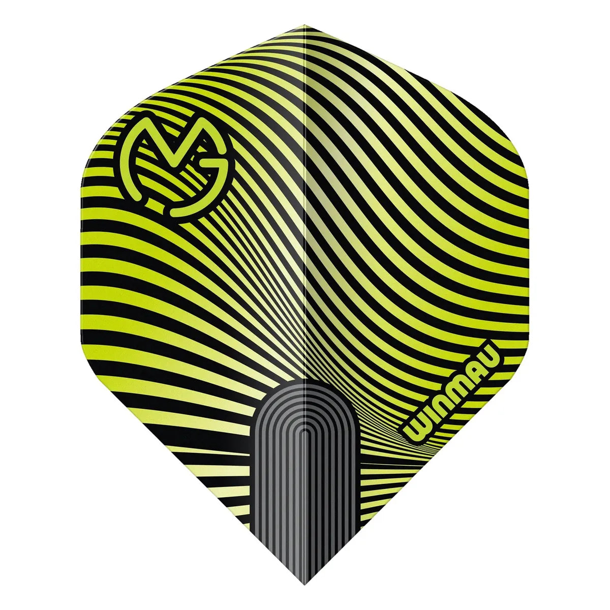 Winmau Prism Delta MvG Green & Black Premium Standard Flights - view 2