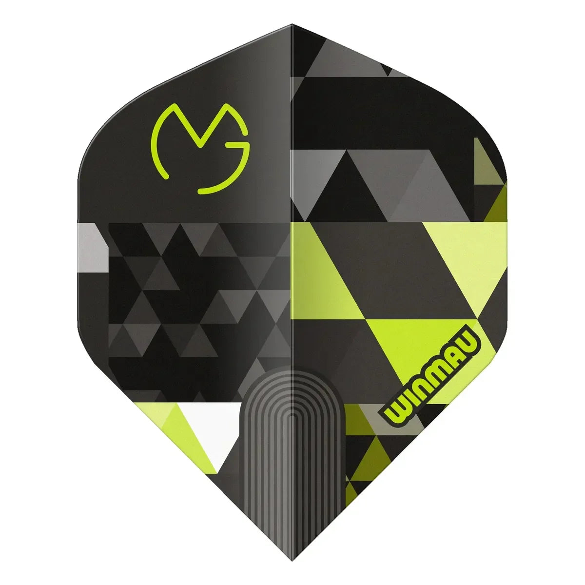 Winmau Prism Delta MvG Logo Green Premium Standard Flights - view 2