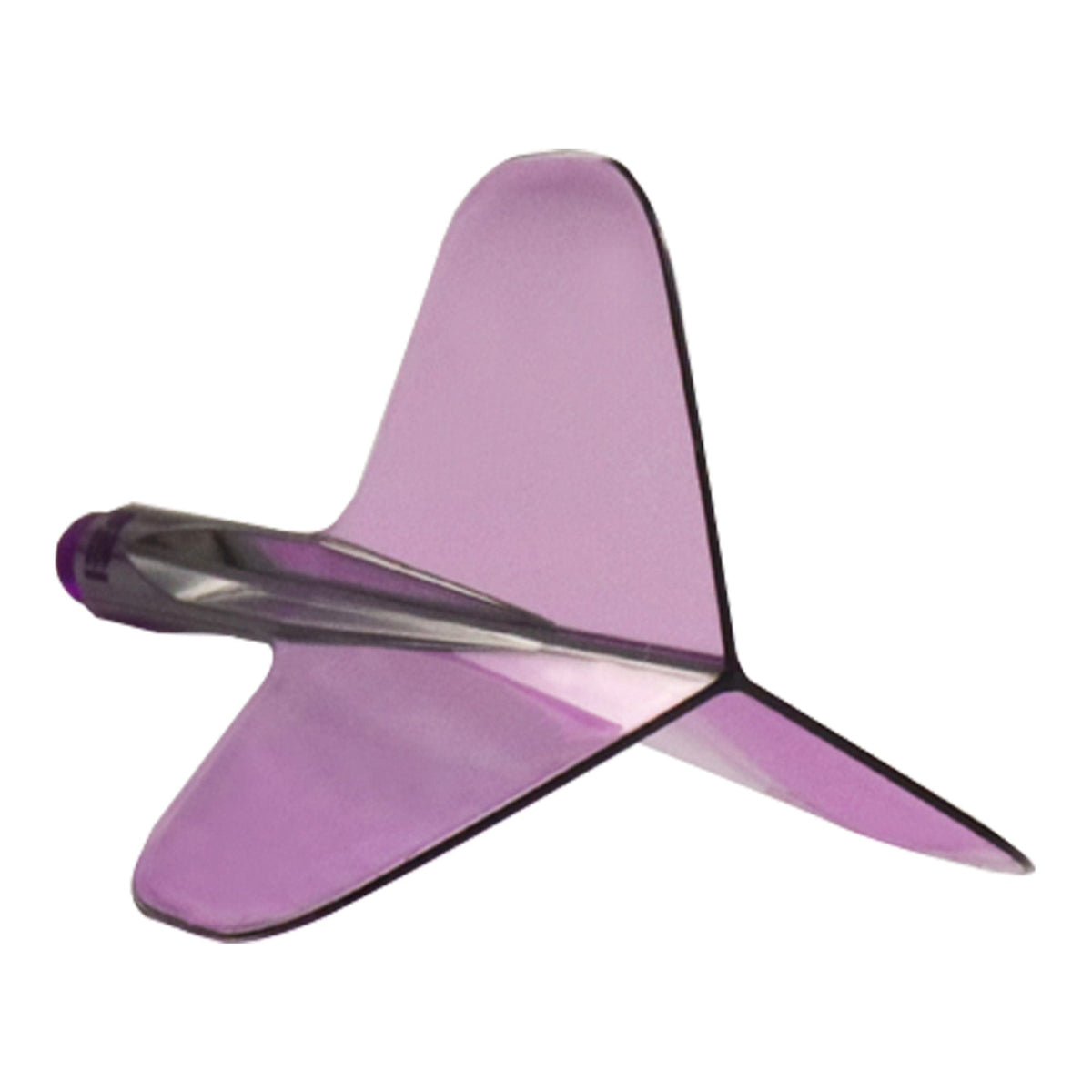 Condor AXE 120 Dart Flights - Standard - Clear Purple - view 2