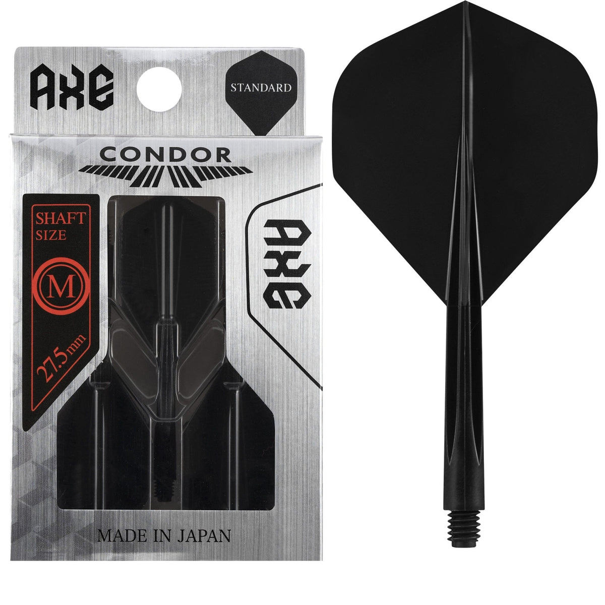 Condor AXE Dart Flights - Standard - Black - view 3
