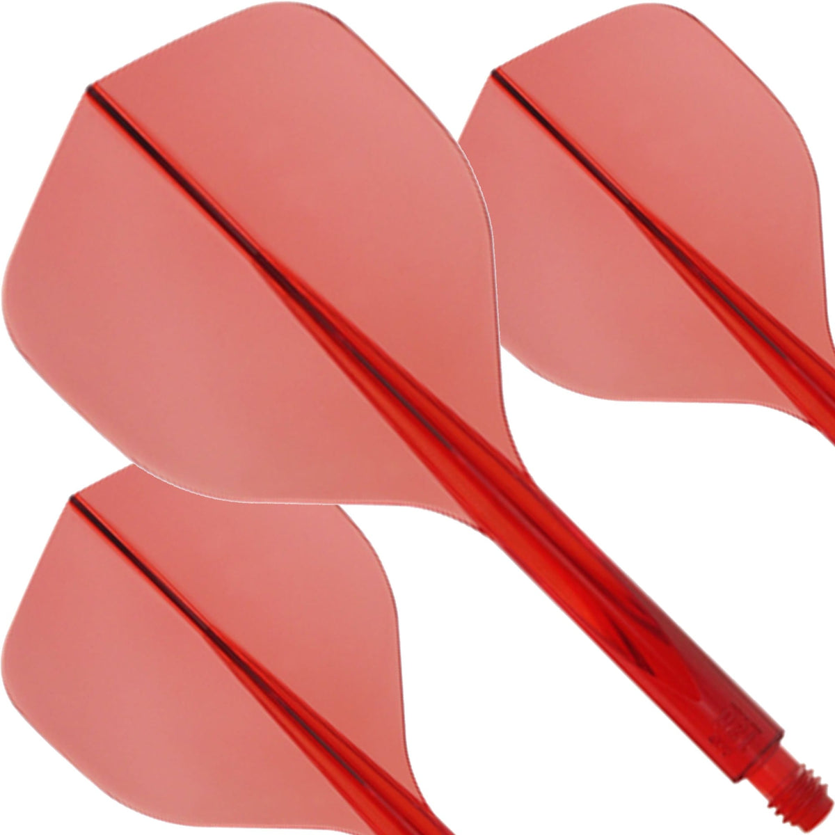 Condor AXE 120 Dart Flights - Standard - Clear Red - view 3
