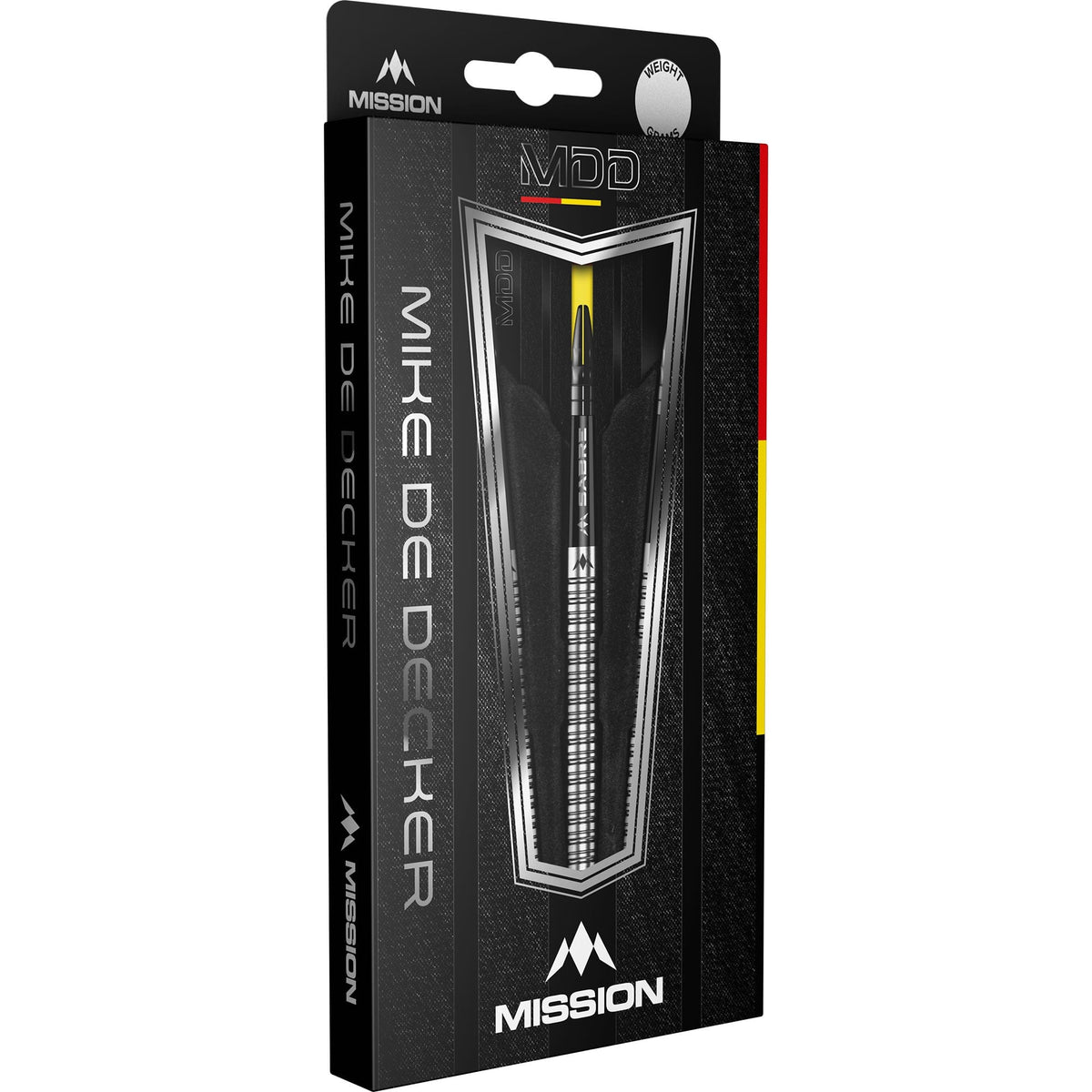 Mission Mike De Decker 95% Tungsten Steel Tip Darts - Silver - view 3