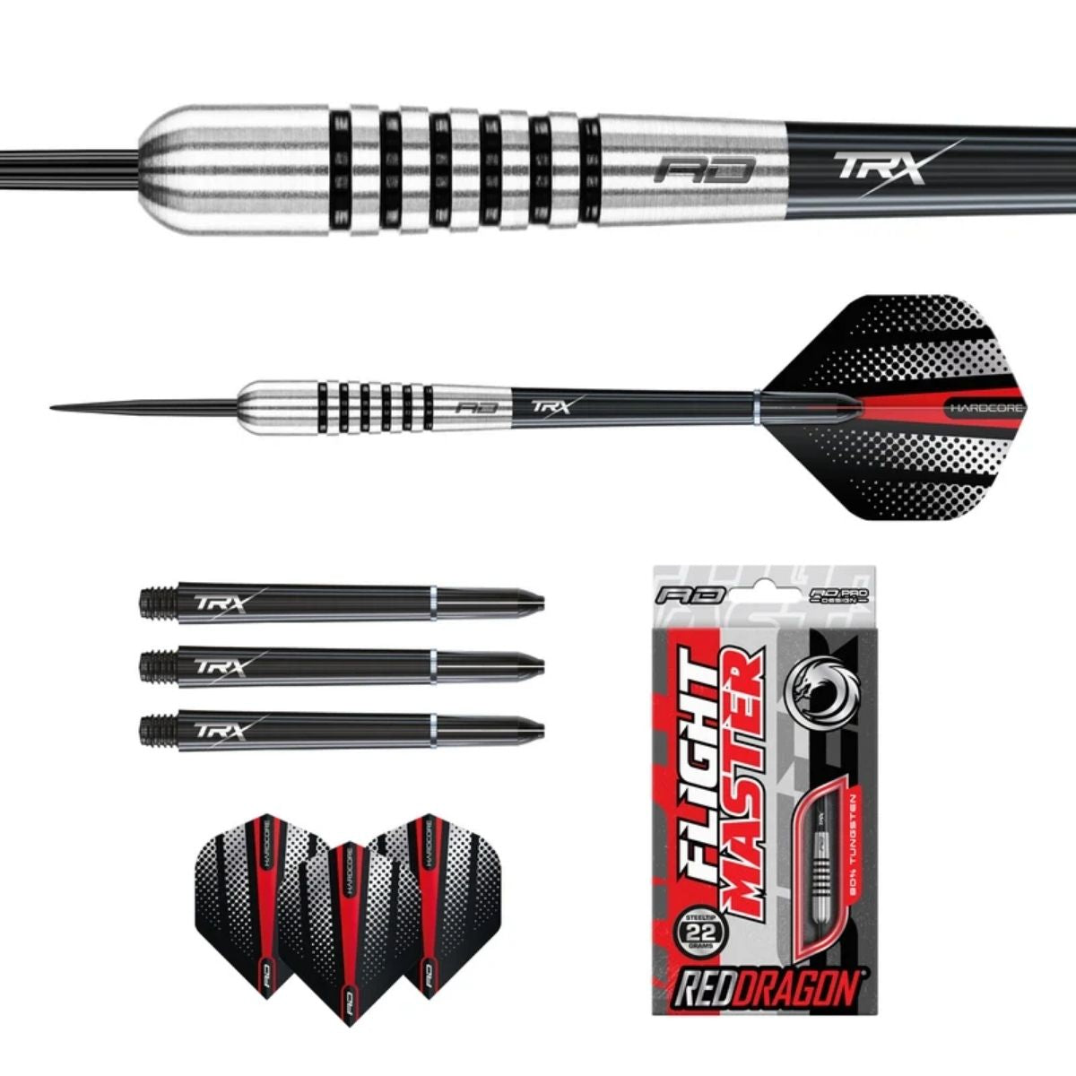 Red Dragon Flightmasters Torpedo 80% Tungsten Steel Tip Darts - view 2