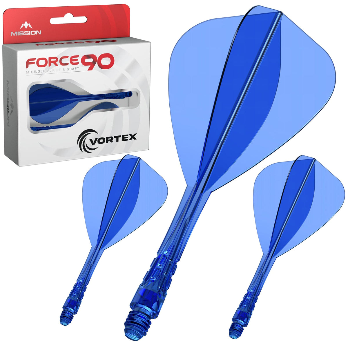 Mission Force 90 Vortex Moulded Flight & Shaft - Kite - view 3