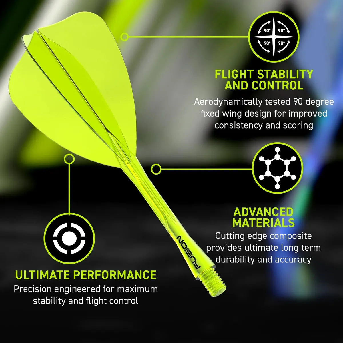 Winmau Fusion Arrow Integrated Flight System - view 13