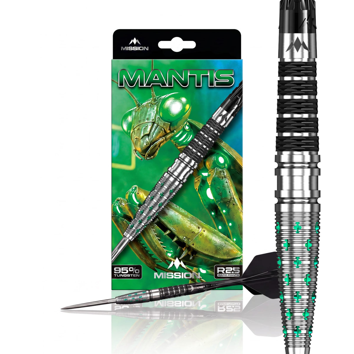 Mission Mantis R2.5 95% Tungsten Steel Tip Darts - view 2