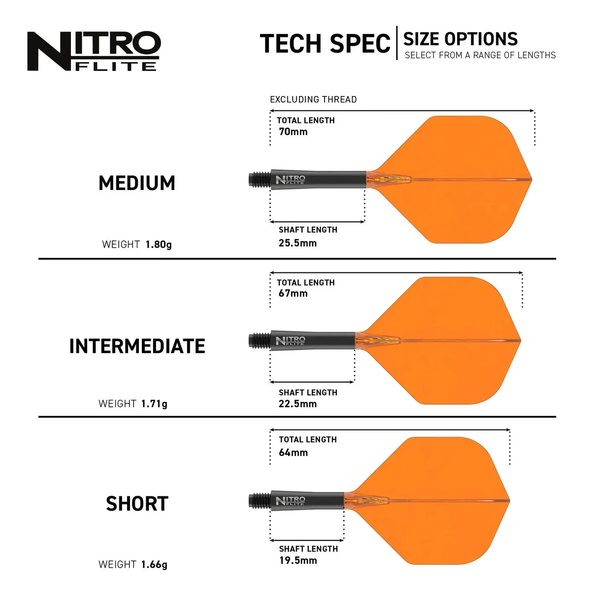 Red Dragon Nitro Flite Integrated Flight and Shaft - view 61
