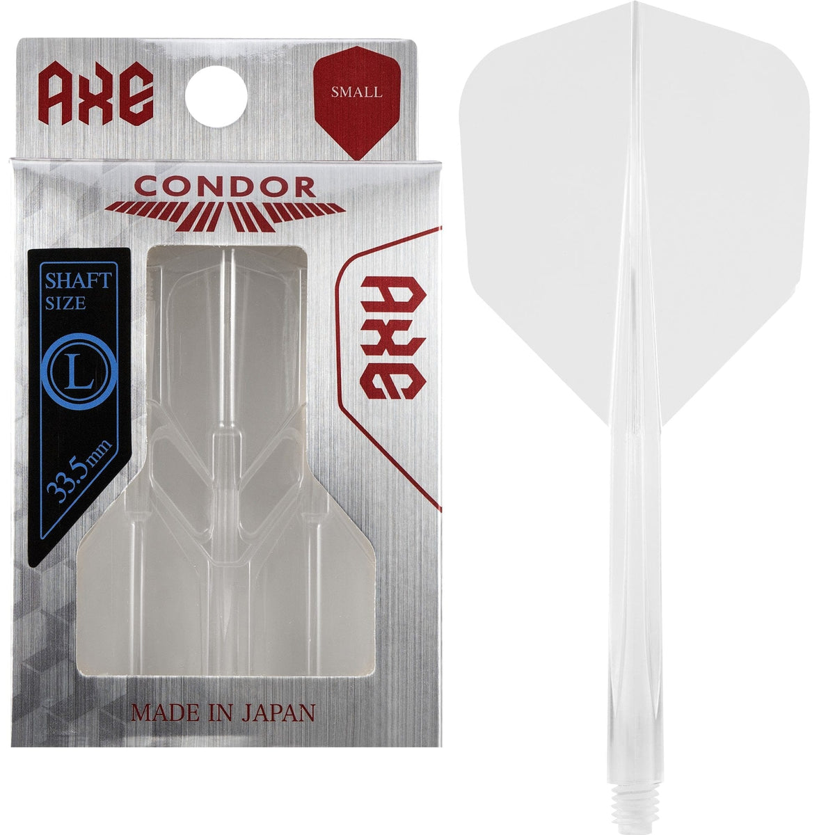 Condor AXE Dart Flights - Small - Clear