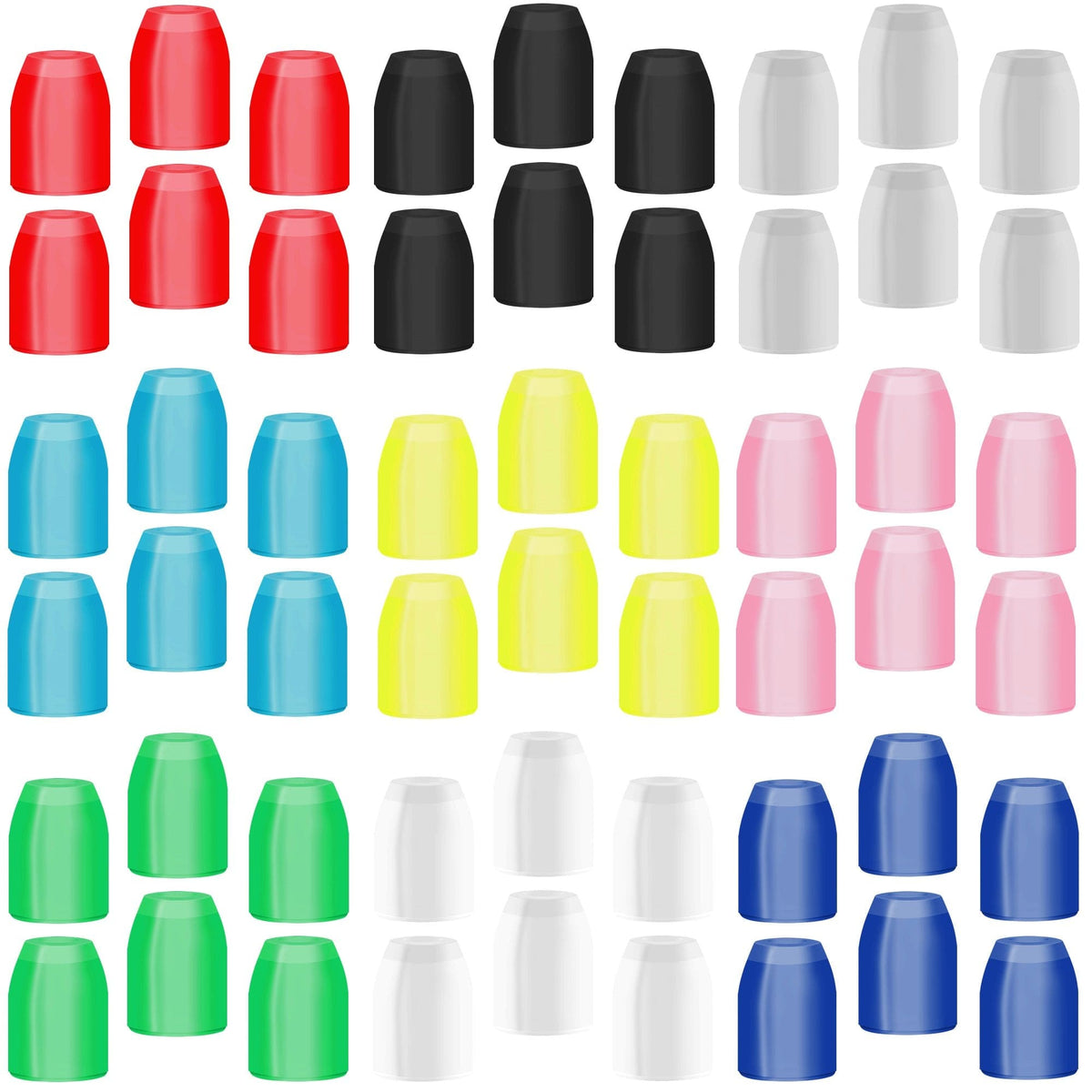 L-Style Standard Champagne Rings - Pack of 6