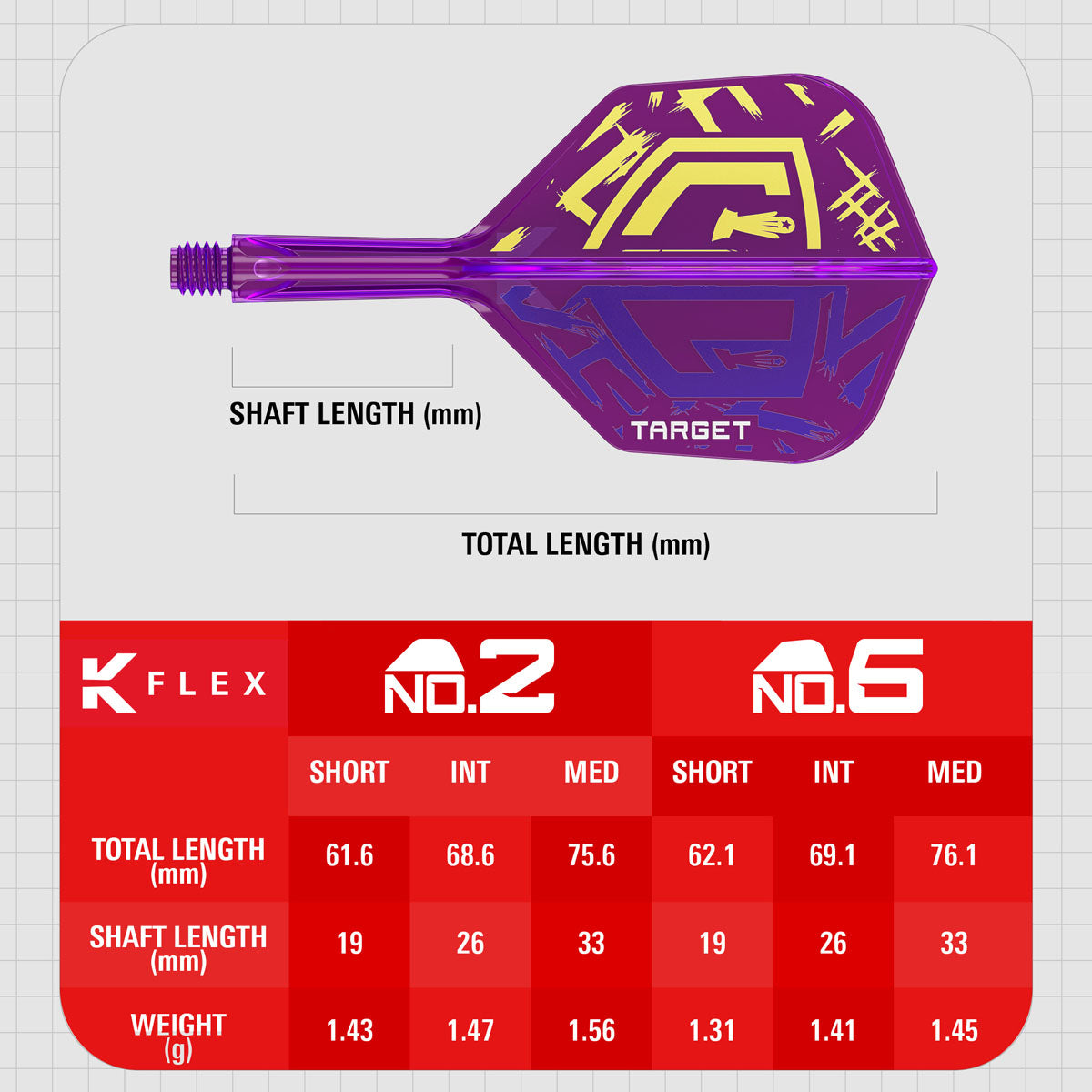 Target Luke Littler World Champion K-Flex One Piece Dart Flights - view 35