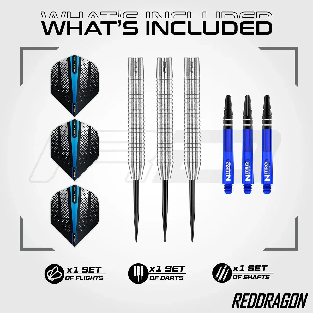 Red Dragon Razor Edge Original 85% Tungsten Steel Tip Darts - view 3