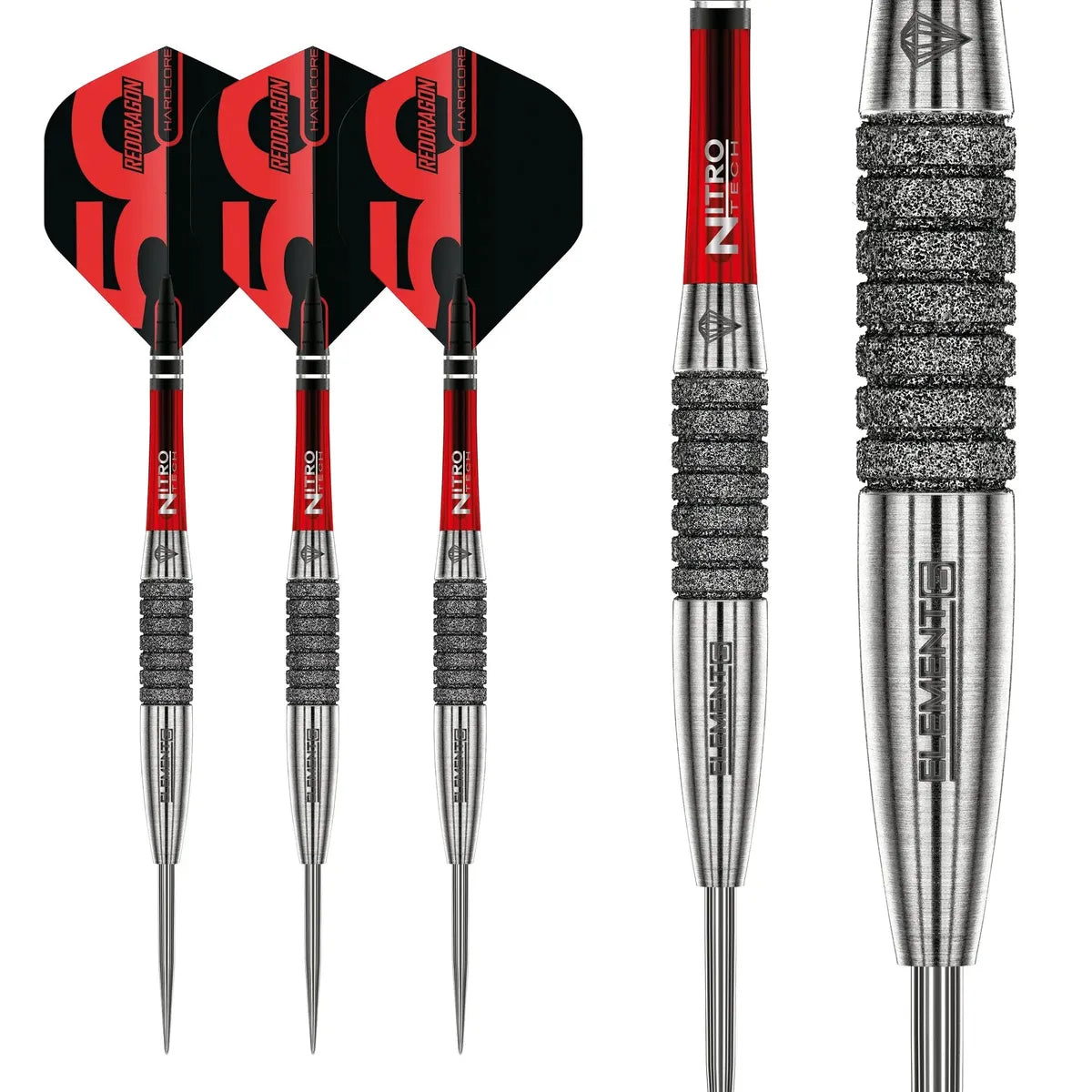 Red Dragon 50 Year Collection Element6 C 90% Tungsten Steel Tip Darts - view 6