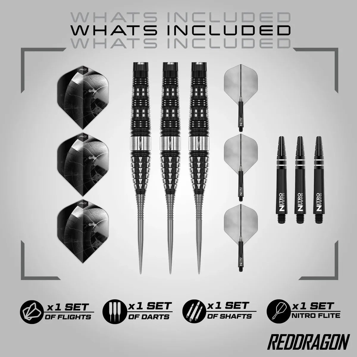 Red Dragon Recon Torpedo 90% Tungsten Steel Tip Darts - view 4