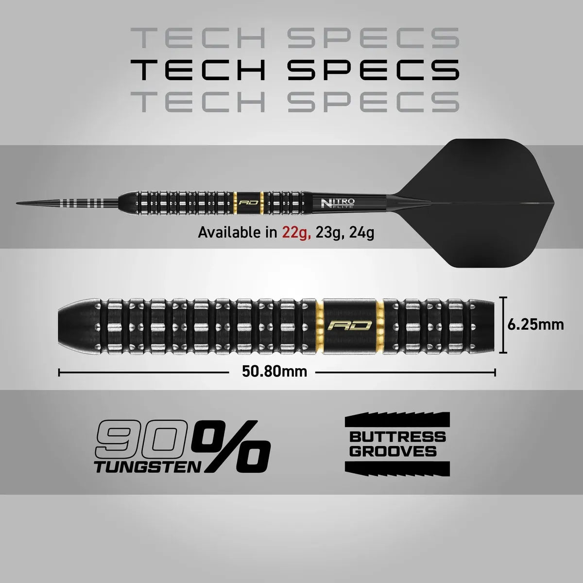 Red Dragon Ascend Parallel 90% Tungsten Steel Tip Darts - view 6