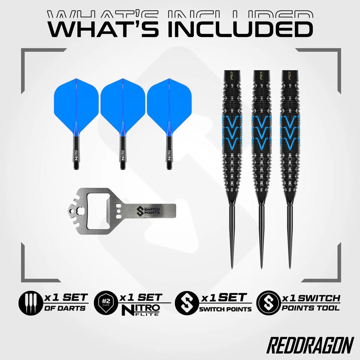 Red Dragon Amp Torpedo SP 90% Tungsten Steel Tip Darts - view 3