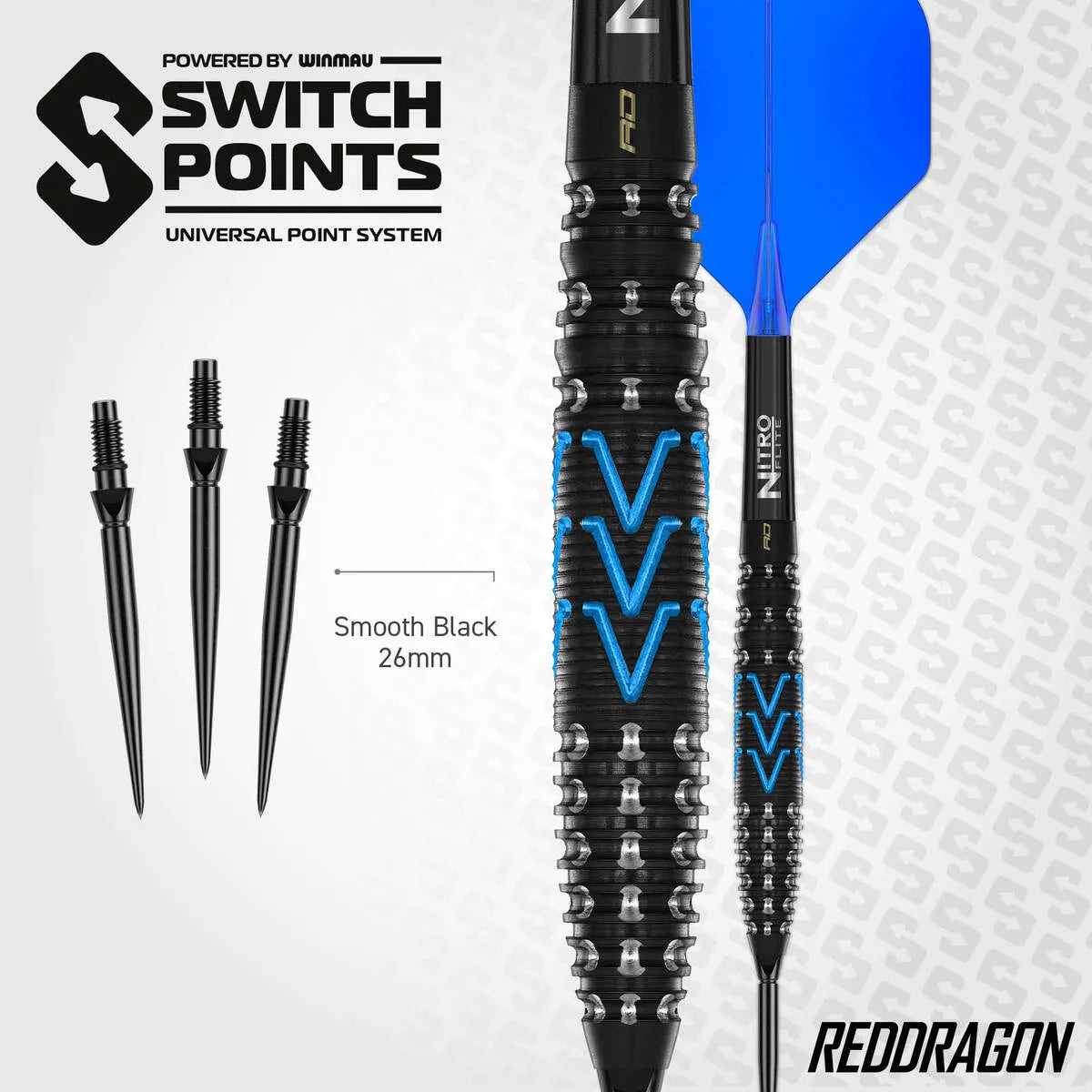 Red Dragon Amp Torpedo SP 90% Tungsten Steel Tip Darts - view 4