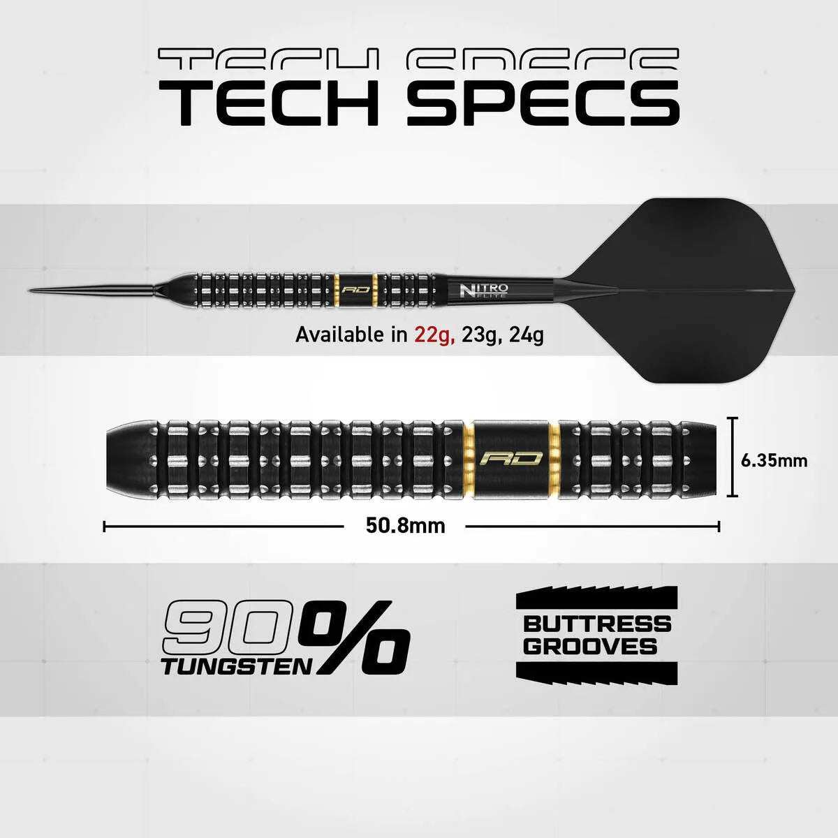 Red Dragon Ascend Parallel SP 90% Tungsten Steel Tip Darts - view 6